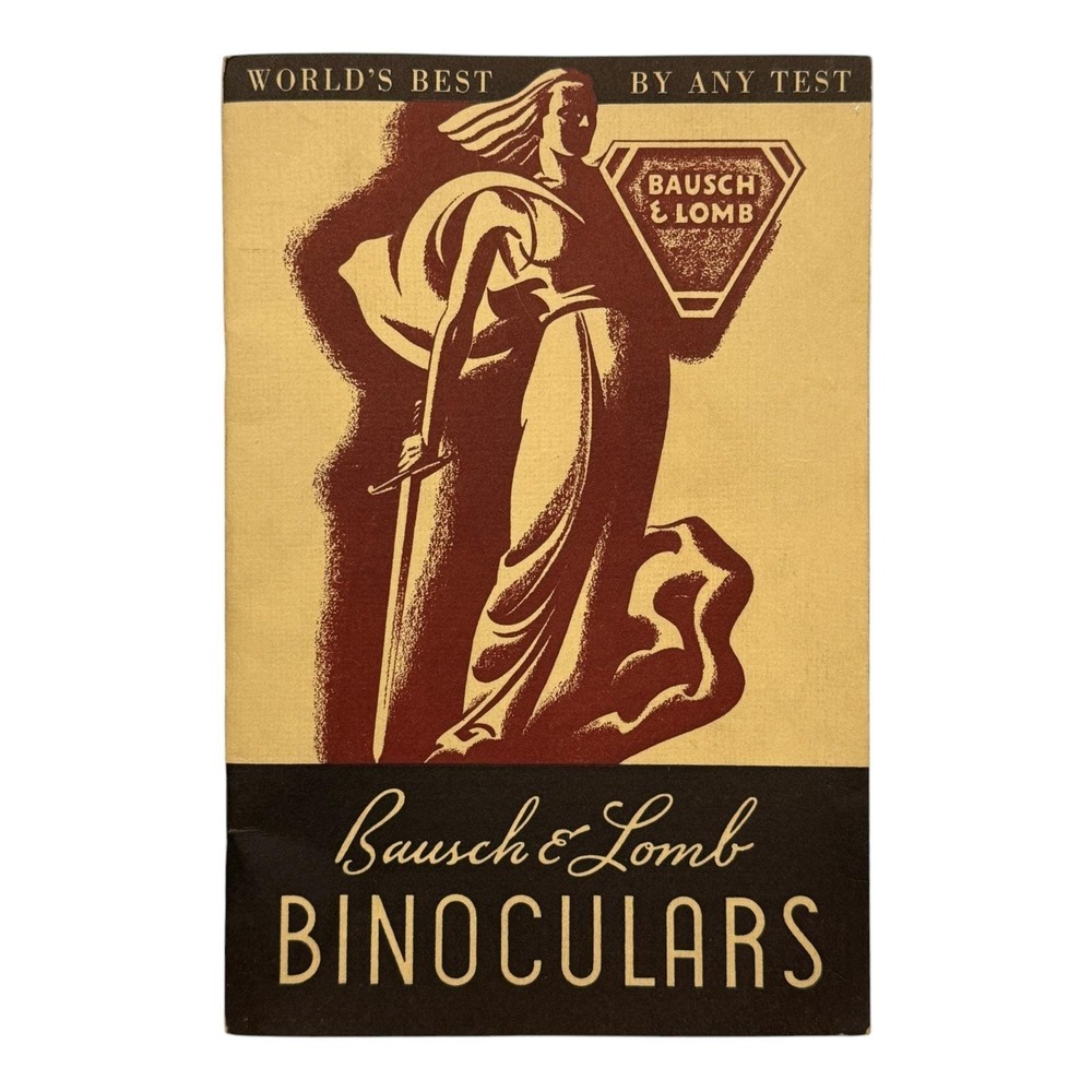 Bausch & Lomb Binoculars Catalog 1940 Vintage Optical Equipment Guide w/ Prices